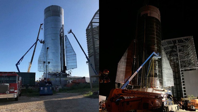 FOTOS: Musk muestra imágenes de la construcción de la nave que planea enviar a Marte