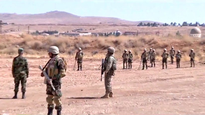 Así entrenan los soldados sirios con ayuda de expertos rusos en combate antiterrorista