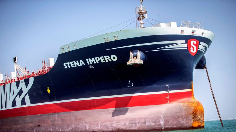 Detectan que el petrolero británico Stena Impero zarpó del puerto de Bandar Abbas tras ser liberado por Irán