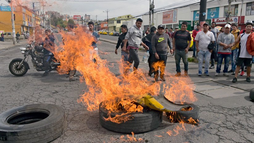 VIDEOS: Fuertes disturbios en Ecuador durante las manifestaciones contra el 'paquetazo' de Lenín Moreno