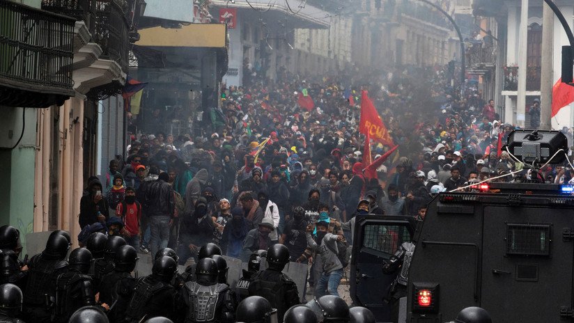 VIDEO: Se reportan saqueos en la ciudad más grande de Ecuador durante protestas contra medidas económicas
