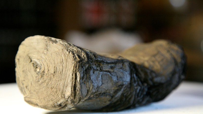 Por primera vez vuelven a la 'vida' antiguos pergaminos carbonizados por la erupción del Vesubio