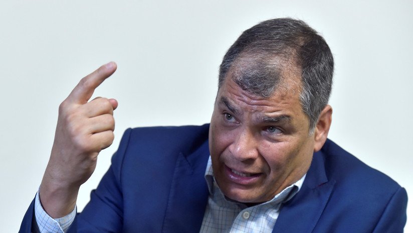 Correa culpa a Moreno de la "crisis moral" que vive Ecuador y llama a convocar a elecciones