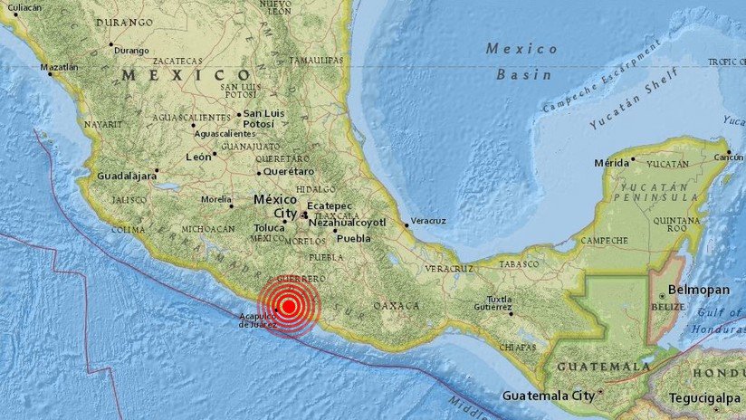 Un fuerte sismo de magnitud 5,0 sacude a Guerrero y se siente hasta en la Ciudad de México