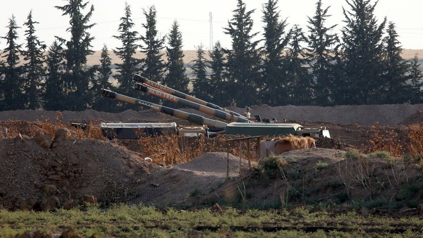 VIDEO: Militares turcos atacan con artillería el norte de Siria
