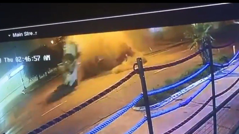 VIDEOS: El aparatoso accidente del campeón mundial de boxeo que salió despedido de su Ferrari