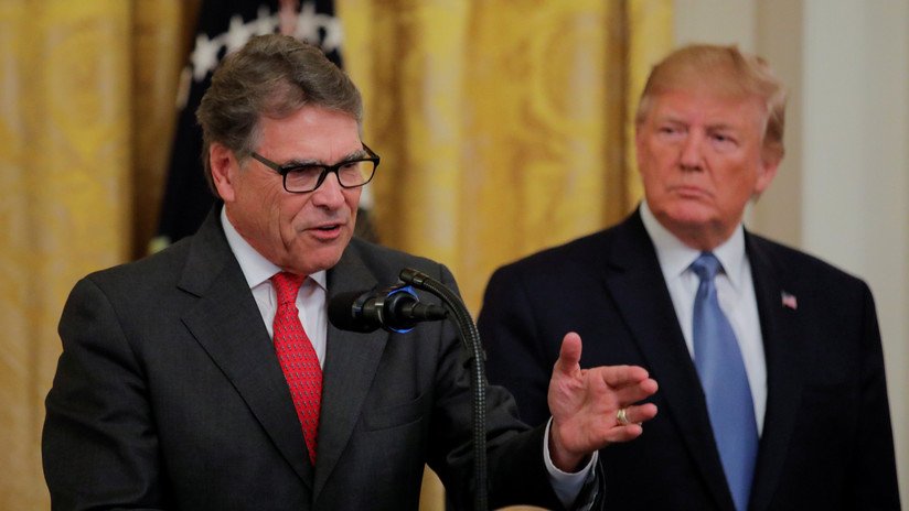 El secretario de Energía de EE.UU., Rick Perry, abandona el gabinete de Trump