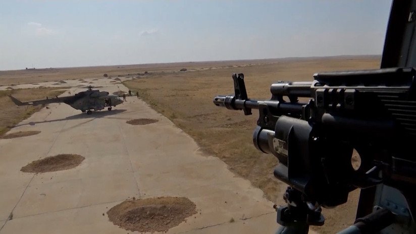 Helicópteros militares rusos aterrizan en una antigua base de EE.UU. en Siria (VIDEO)