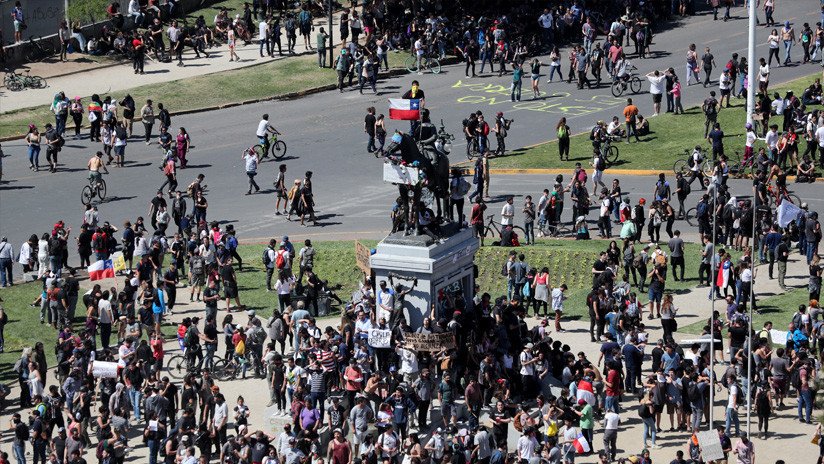 VIDEO: Miles de personas salen a las calles en Chile en una nueva ...