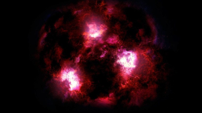 Astrónomos descubren accidentalmente huellas de una galaxia "monstruosa" nunca antes vista