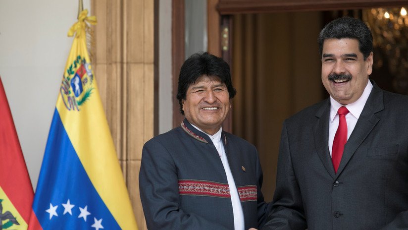 Maduro denuncia "una conjura" en Bolivia y expresa la solidaridad de Venezuela con Morales