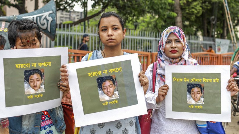 Condenan a muerte a 16 personas por quemar viva a una joven que denunció acoso sexual en Bangladés