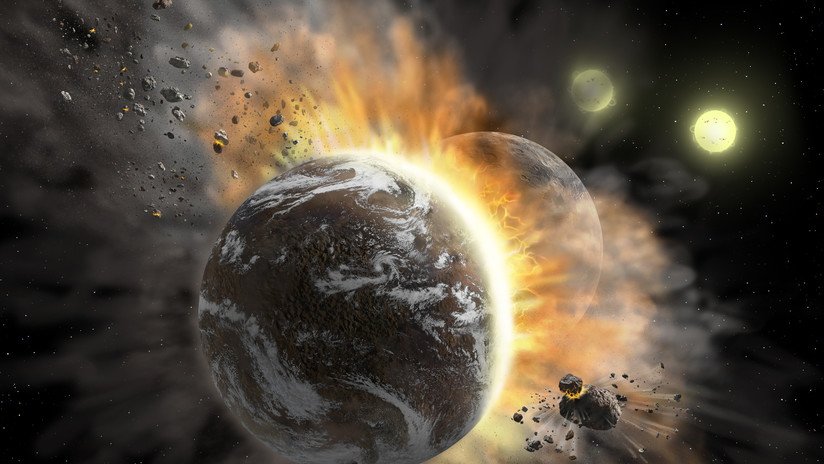 Creen haber detectado por primera vez la colisión de dos exoplanetas