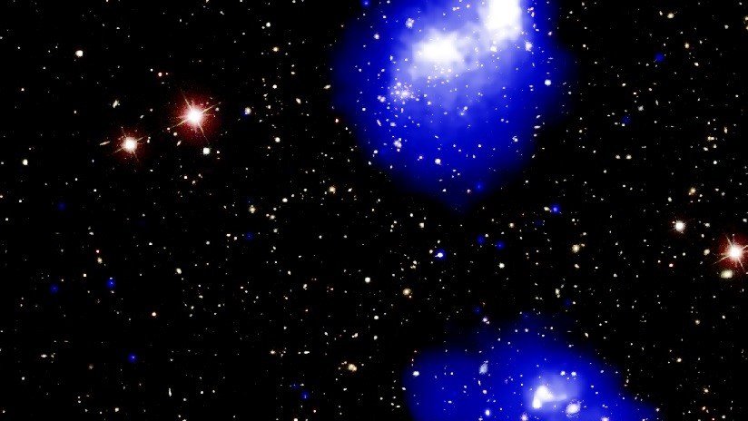 FOTO, VIDEO: 4 cúmulos de galaxias están colisionando para formar "uno de los objetos más masivos del universo"