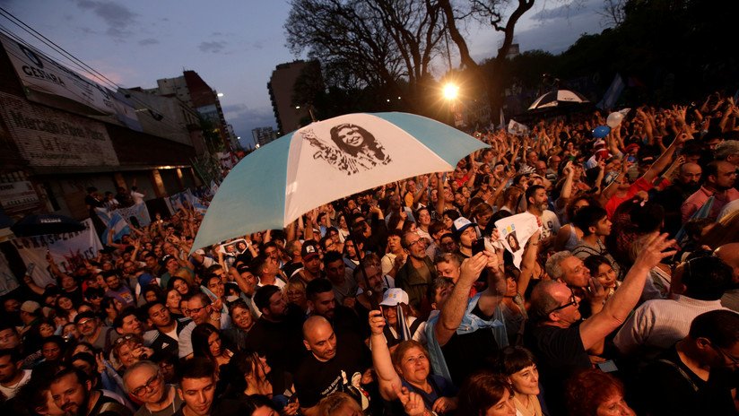 FOTOS: Miles de argentinos celebraron el triunfo de Fernández en primera vuelta