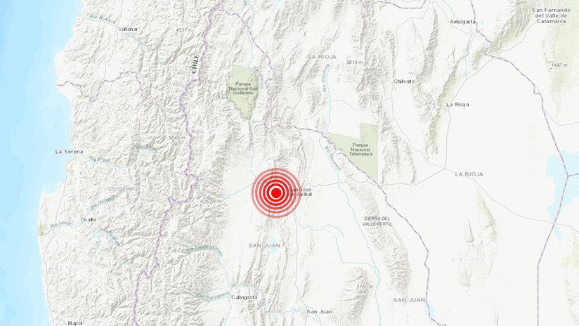 Sismo de 5,1 en Argentina