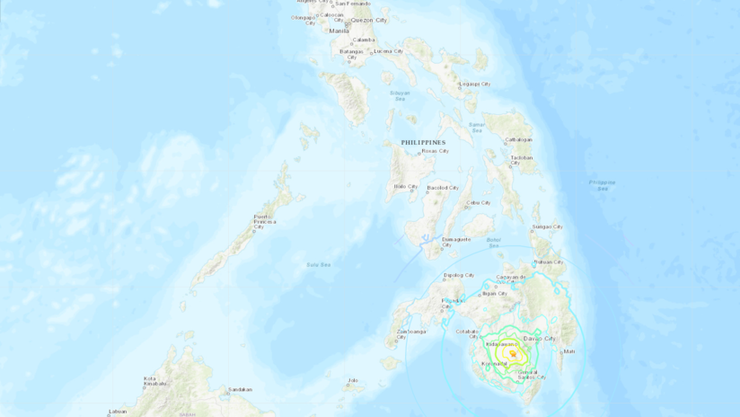 Un potente sismo de magnitud 6,6 sacude Filipinas