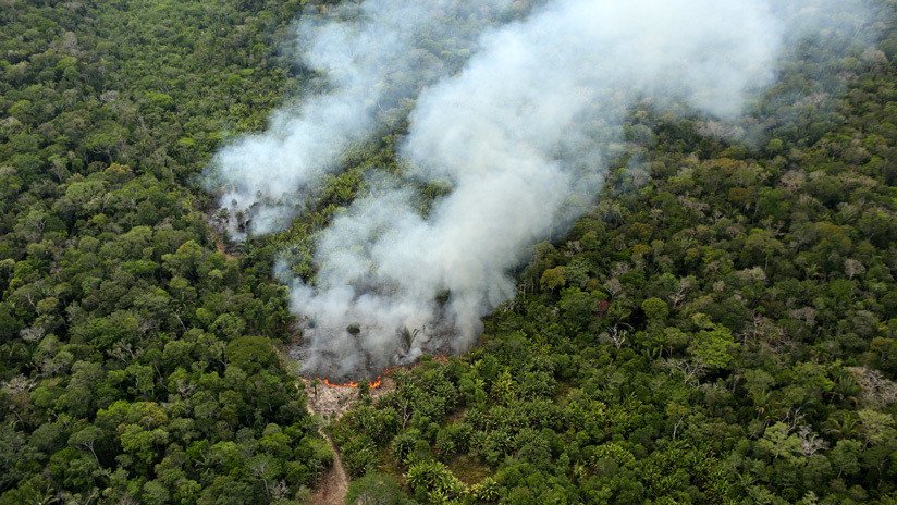 Bolsonaro: "La Amazonía no está en llamas, no hay manera de que se incendie" (VIDEO)