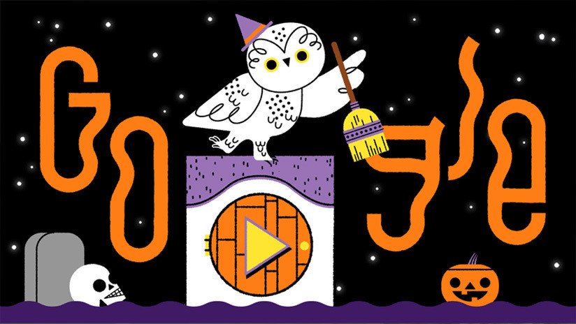 ¿Truco o trato? Google lanza un espeluznante 'doodle' para celebrar Halloween