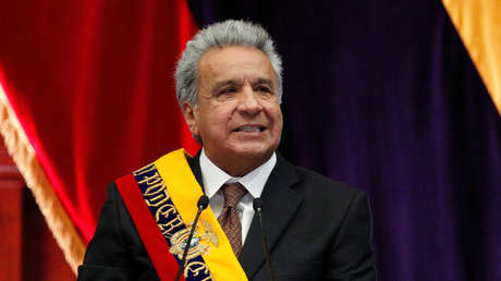 "No hay texto": Lenín Moreno se queja en cadena nacional porque no tenía dispuesto el discurso que iba a leer (VIDEO)