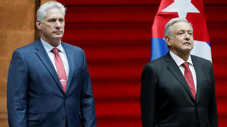 López Obrador se reúne con Díaz-Canel para fortalecer la "relación histórica" entre México y Cuba