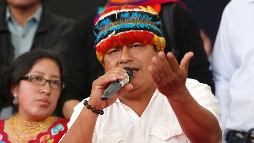 Fiscalía de Ecuador admite cinco denuncias contra el líder del movimiento indígena Jaime Vargas