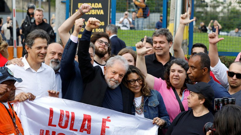 Lula libre tras pasar un año y siete meses en prisión: "Trabajaron para criminalizar a la izquierda" (VIDEO)