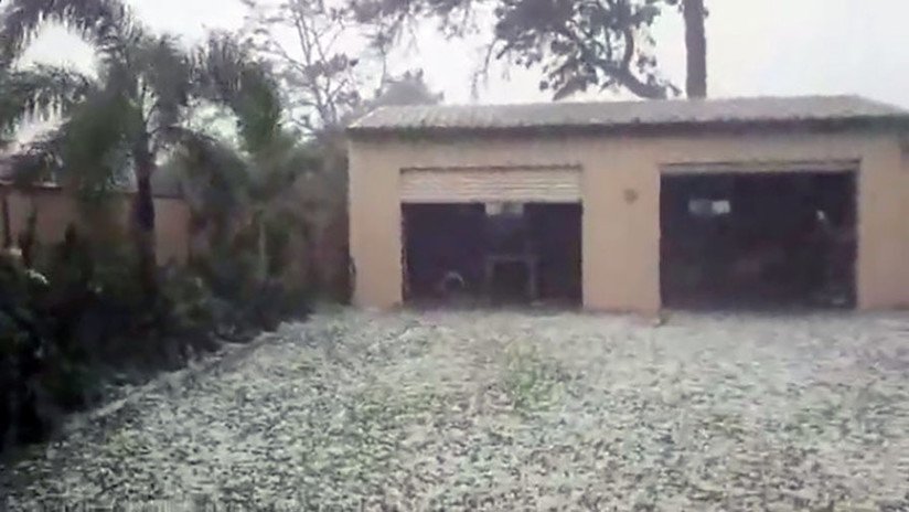 Australia: Bolas de granizo gigantes causan daños en autos y casas (FOTO, VIDEO)
