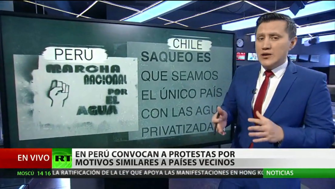 Protestas en Perú y Chile están motivadas por el "fantasma" del neoliberalismo