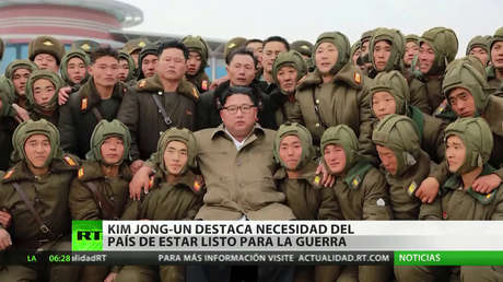 Kim Jong-un pide a sus militares estar listos para la guerra