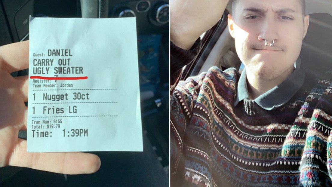 Cliente de un restaurante recibe por accidente un ticket en el que se ridiculizaba su ropa