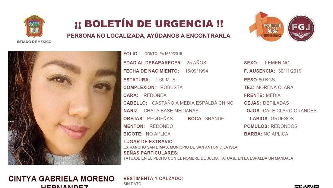 Hallan muerta en la cajuela de un taxi a una joven mexicana reportada como desaparecida