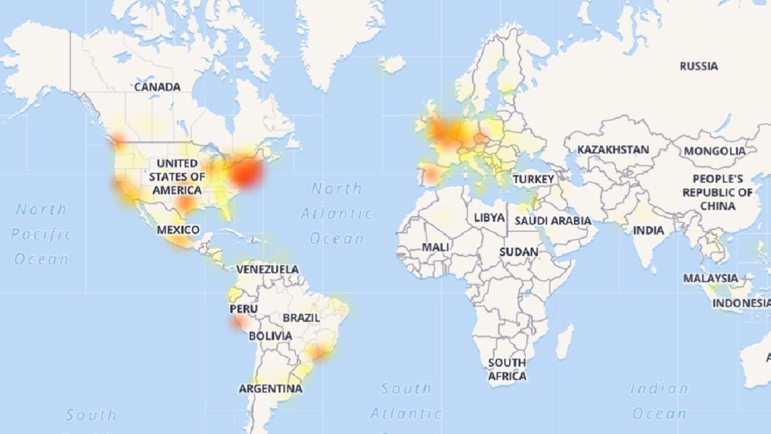Facebook sufre problemas de funcionamiento en varios países