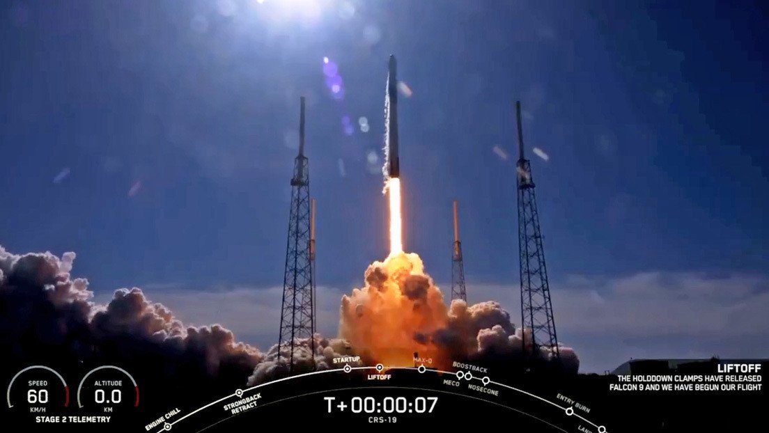 VIDEO: El cohete Falcon 9 de SpaceX despega rumbo a la EEI