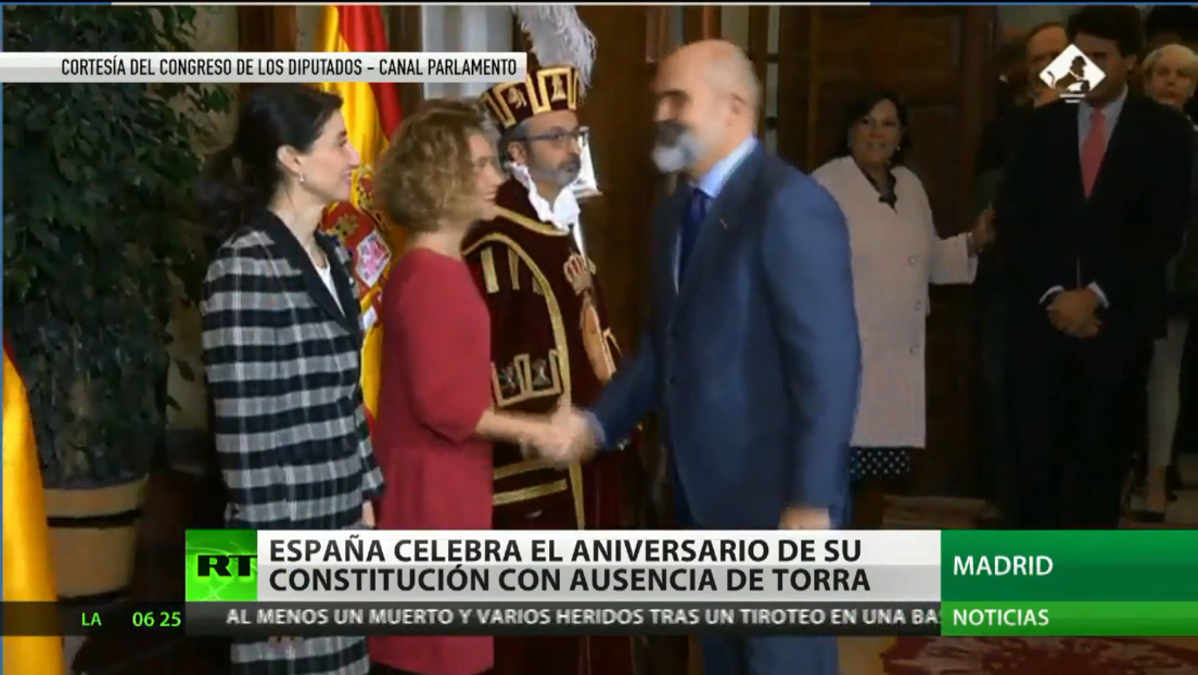 España conmemora el 41.º aniversario de su Constitución con ausencia de Quim Torra