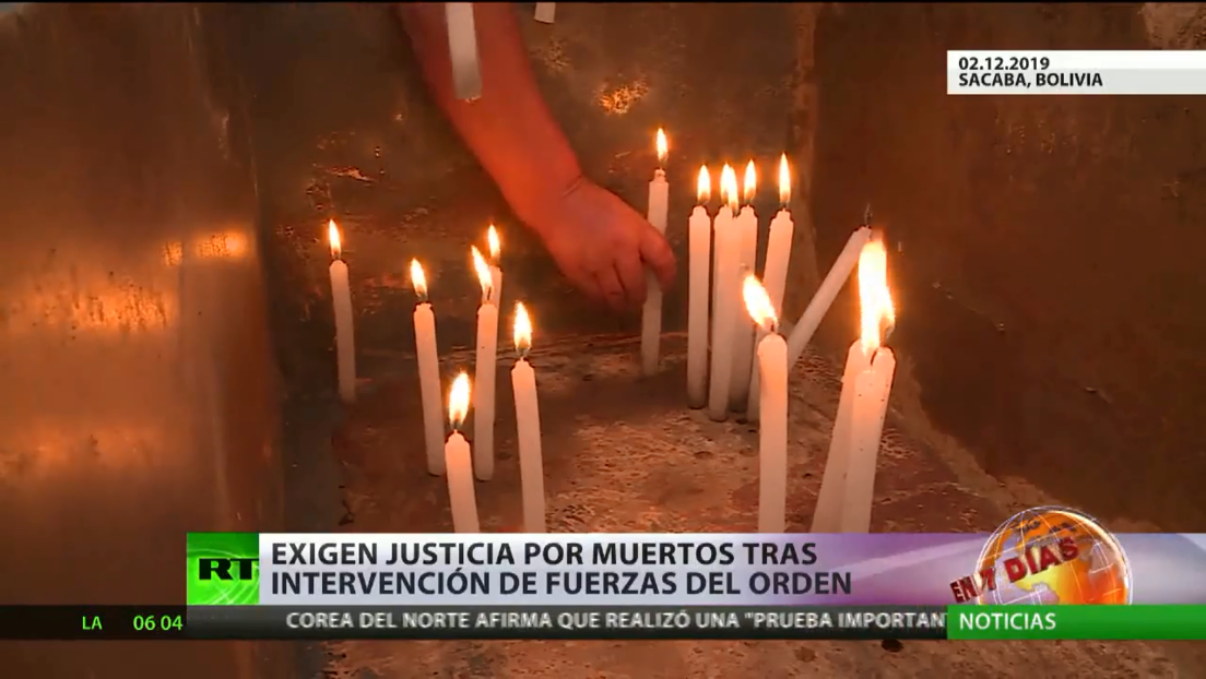 Familiares de fallecidos por intervención de las fuerzas del orden en Bolivia tras la salida forzada de Evo Morales exigen justicia