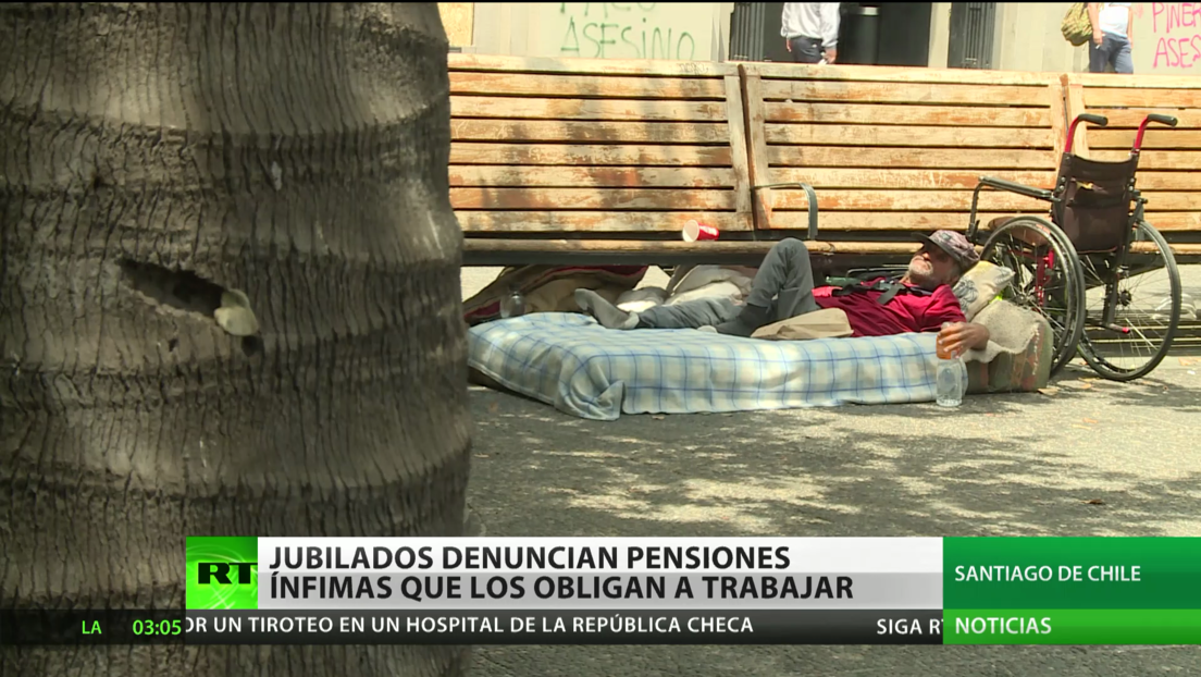 Chile: Jubilados denuncian que sus pensiones ínfimas los obligan a trabajar