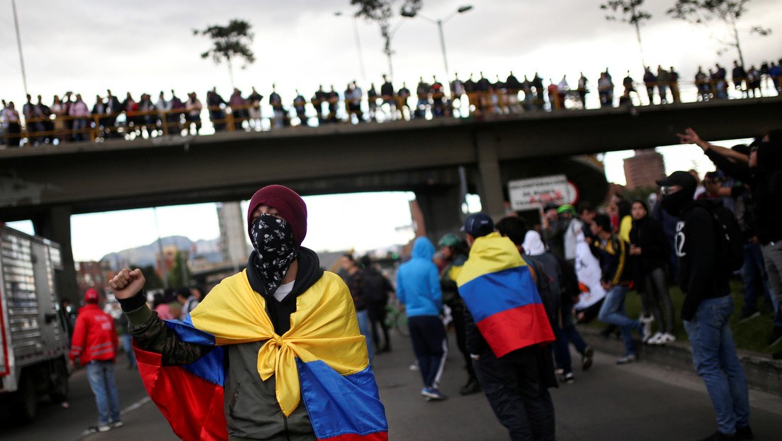 Colombianos mantienen las protestas contra Duque en el Día Internacional de los Derechos Humanos