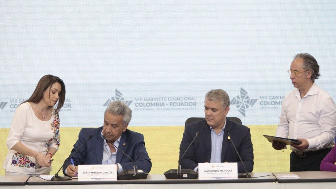 Presidentes de Ecuador y Colombia se comprometen a una mayor integración económica