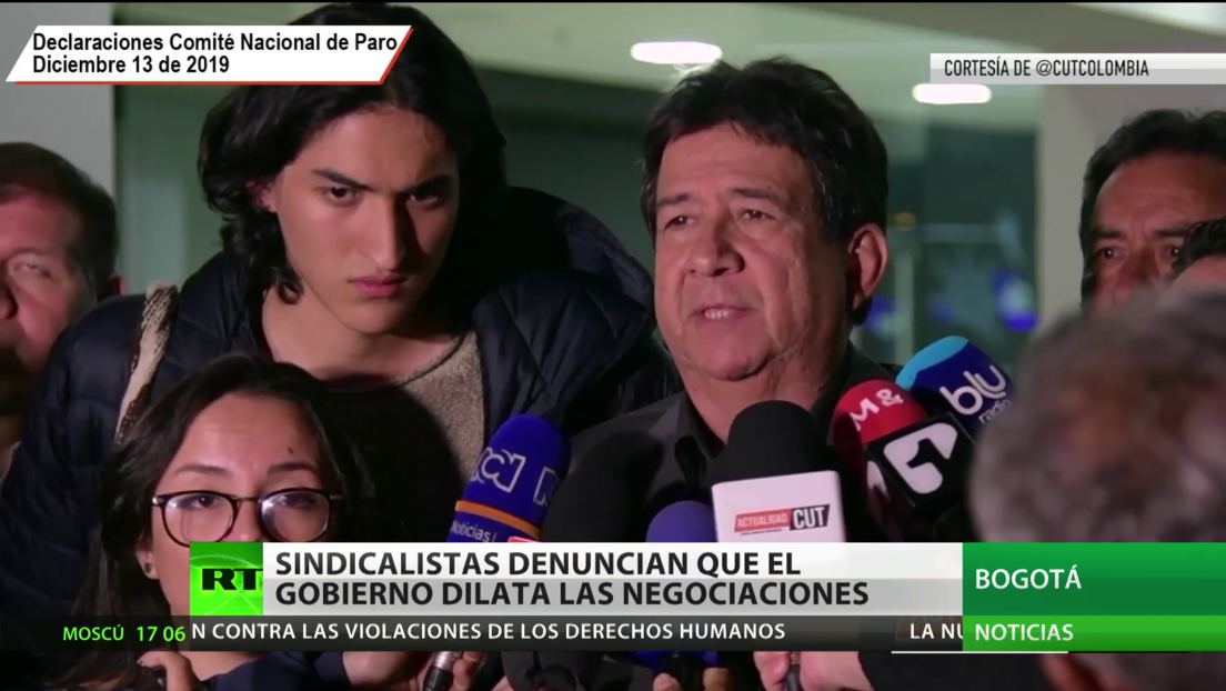 Sindicalistas colombianos denuncian que el Gobierno dilata las negociaciones sobre salario mínimo para el próximo año
