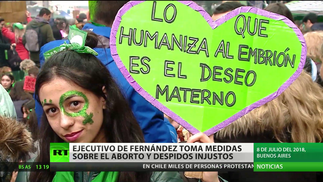El nuevo Gobierno de Argentina toma medidas sobre el aborto y despidos injustos