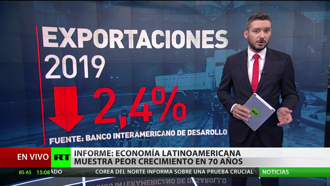 Informe: La economía latinoamericana registra su peor crecimiento en 70 años