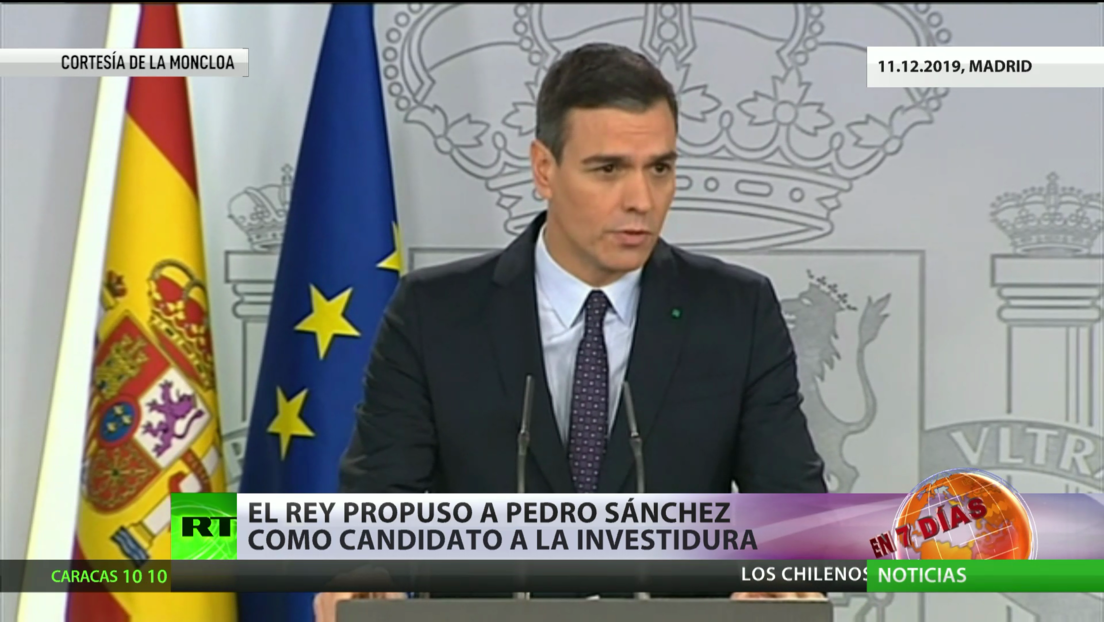 El rey de España propone a Pedro Sánchez como candidato para ser investido presidente del Gobierno