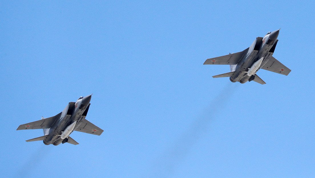 VIDEO: Duelo de dos cazas-interceptores rusos MiG-31 sobre el Pacífico