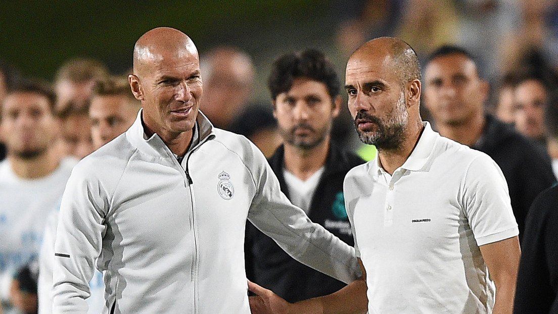 Zidane: "El mejor entrenador del mundo es Pep Guardiola"