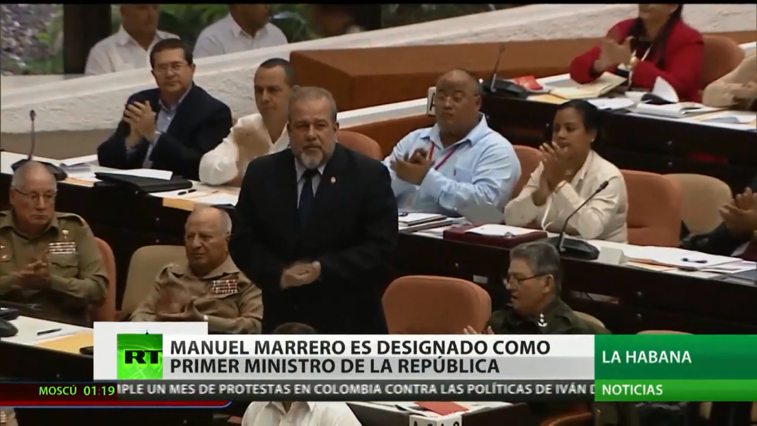 El Parlamento de Cuba designa a Manuel Marrero como primer ministro