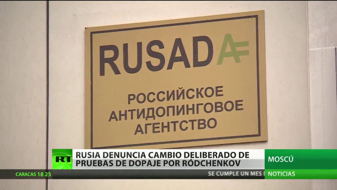 Rusia denuncia cambio deliberado de pruebas de dopaje por Ródchenkov, pero la WADA lo ignora