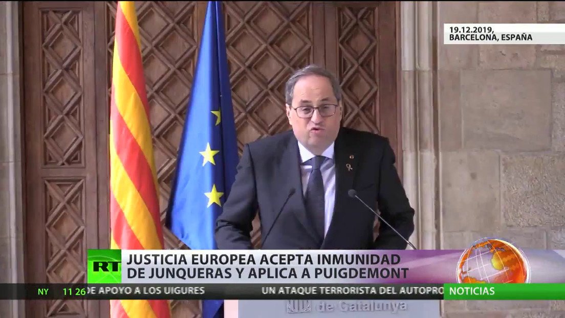La Justicia europea acepta la inmunidad de Junqueras y la aplica a Puigdemont