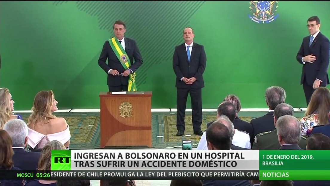 Ingresan a Bolsonaro en un hospital tras sufrir un accidente doméstico