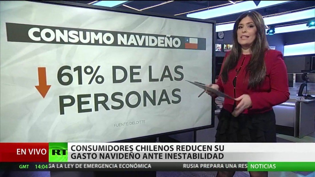 Consumidores chilenos reducen su gasto navideño ante la inestabilidad
